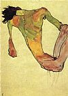Egon Schiele Male trunk on 1911 painting